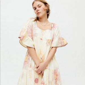 UO Total Eclipse Printed Midi